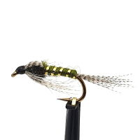 NYMPHS DARK OLIVE SZ 10 (1 PACK OF 12)