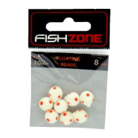 FLOATING BEADS LUMI WHITE DOT 10mm