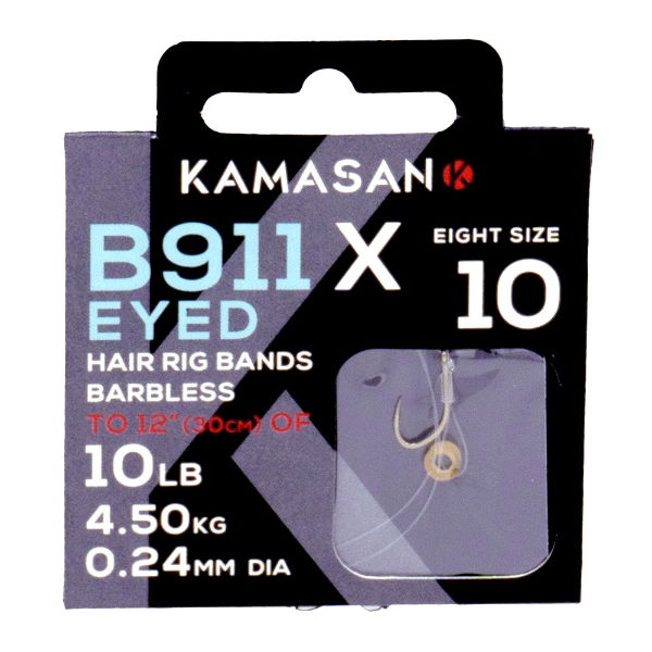 KAMASAN B911 EX HTN WITH BANDS - SIZE 10 (10lb-0.24mm)