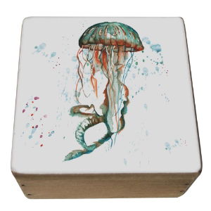 WOODEN BOX JELLYFISH (1)