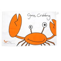 GONE CRABBING TEA TOWEL