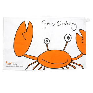 GONE CRABBING TEA TOWEL