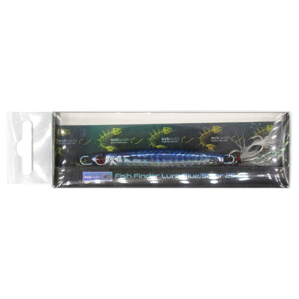 WSB FISH FINDER LURE BLUE/SILVER 25G